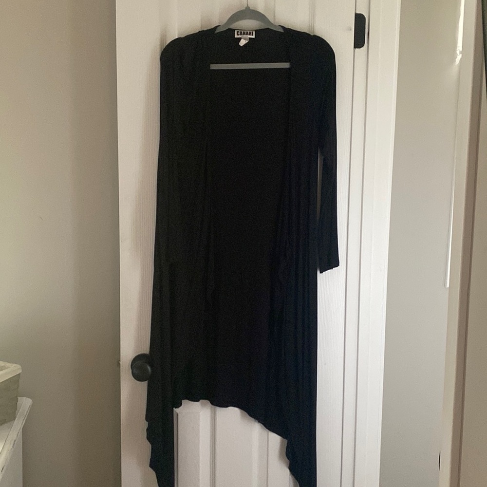 Black cardigan